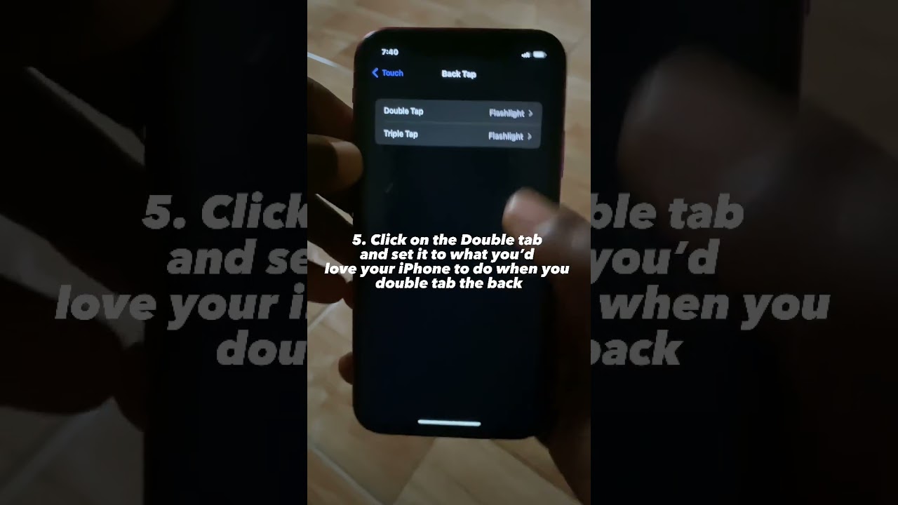 How to Use iPhone back tap feature?