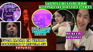 Suga Se Despide Hasta 2025Rm Habla Sobre El Sm ,Jhope Y Jin En Conciertotaeyang Y Su Esposa