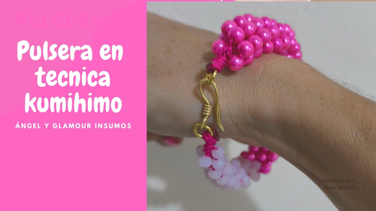 HAGAMOS ESTA PULSERA EN TECNICA KUMIJIMO