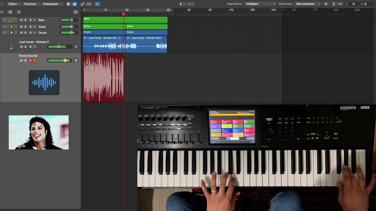 Rock with you Korg Kronos, Performance