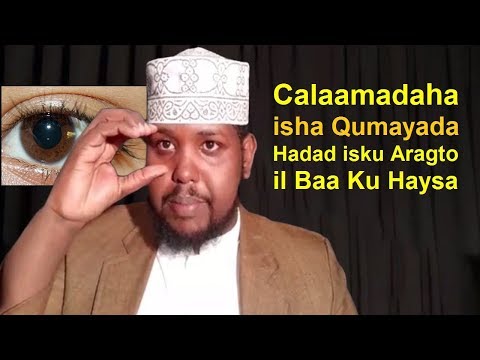 Calaamadaha isha Bini Aadamka Lagu yaqaan intan Hadaad isku Aragto wa laguhaya