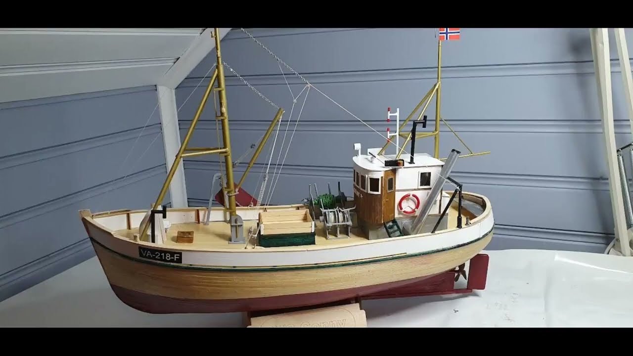 Building a Norwegian fishingboat ,Conny from Model-Tec