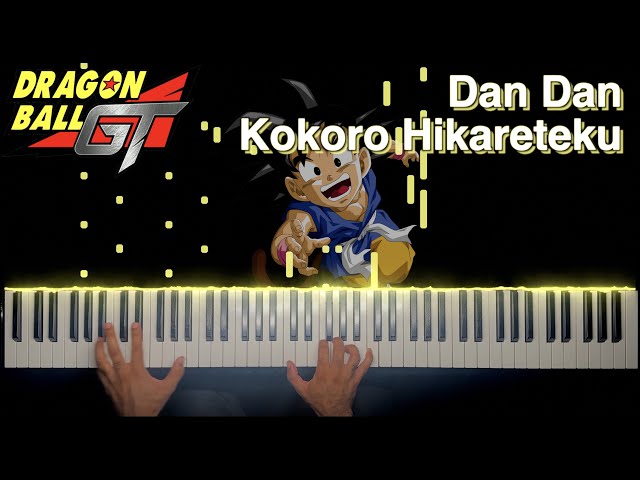 DragonBall GT - Dan Dan Kokoro Hikareteku | Piano class=