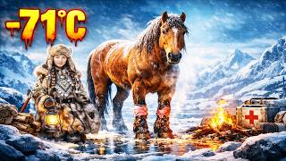 Brave Girl Rescues Frozen Wild Horse Trapped in Ice – Heartwarming Survival Story