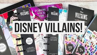 NEW Happy Planner Amazon Exclusive Disney Villains Products! Flip Through of Stickers & Planners