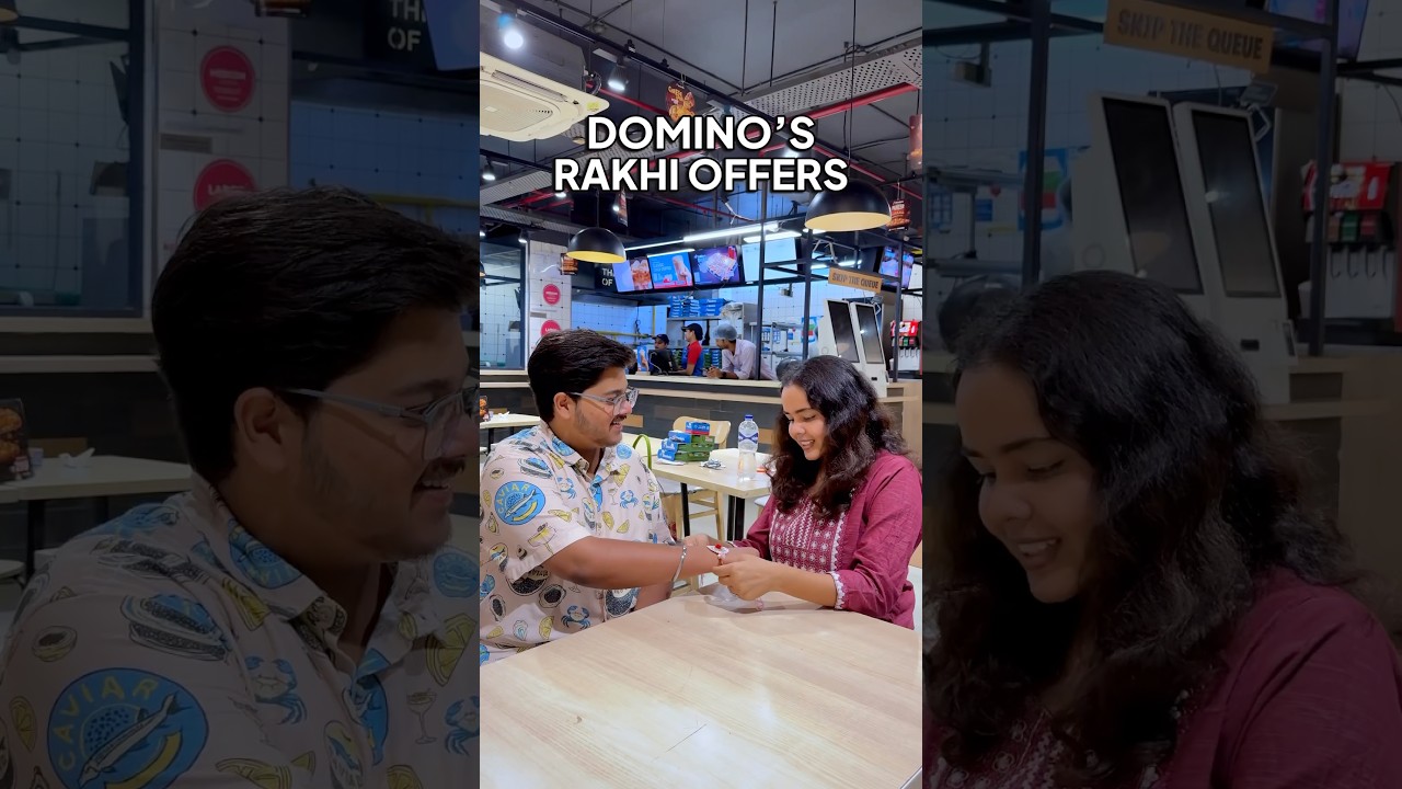 Rakhi celebration = Pizza + BIG Savings! 🍕❤️
Download the D