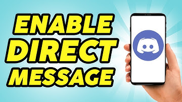 How To Enable Direct Messages On Discord Mobile - Easy!!