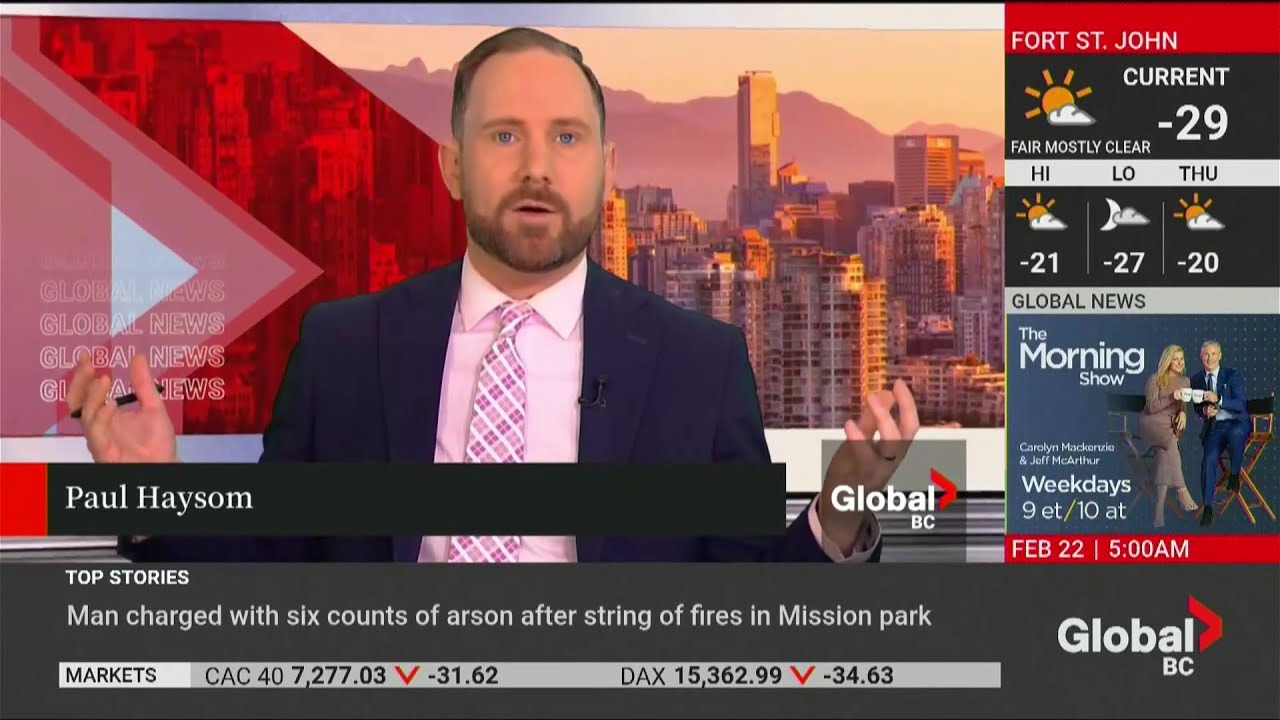 CHAN-DT - Global News Morning BC open & new set (February 22, 2023)