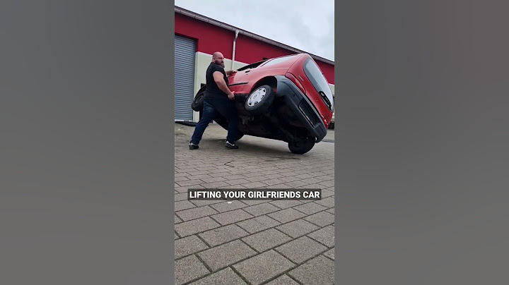 Lifting your girlfriends car. #Lifting #girlfriend #car