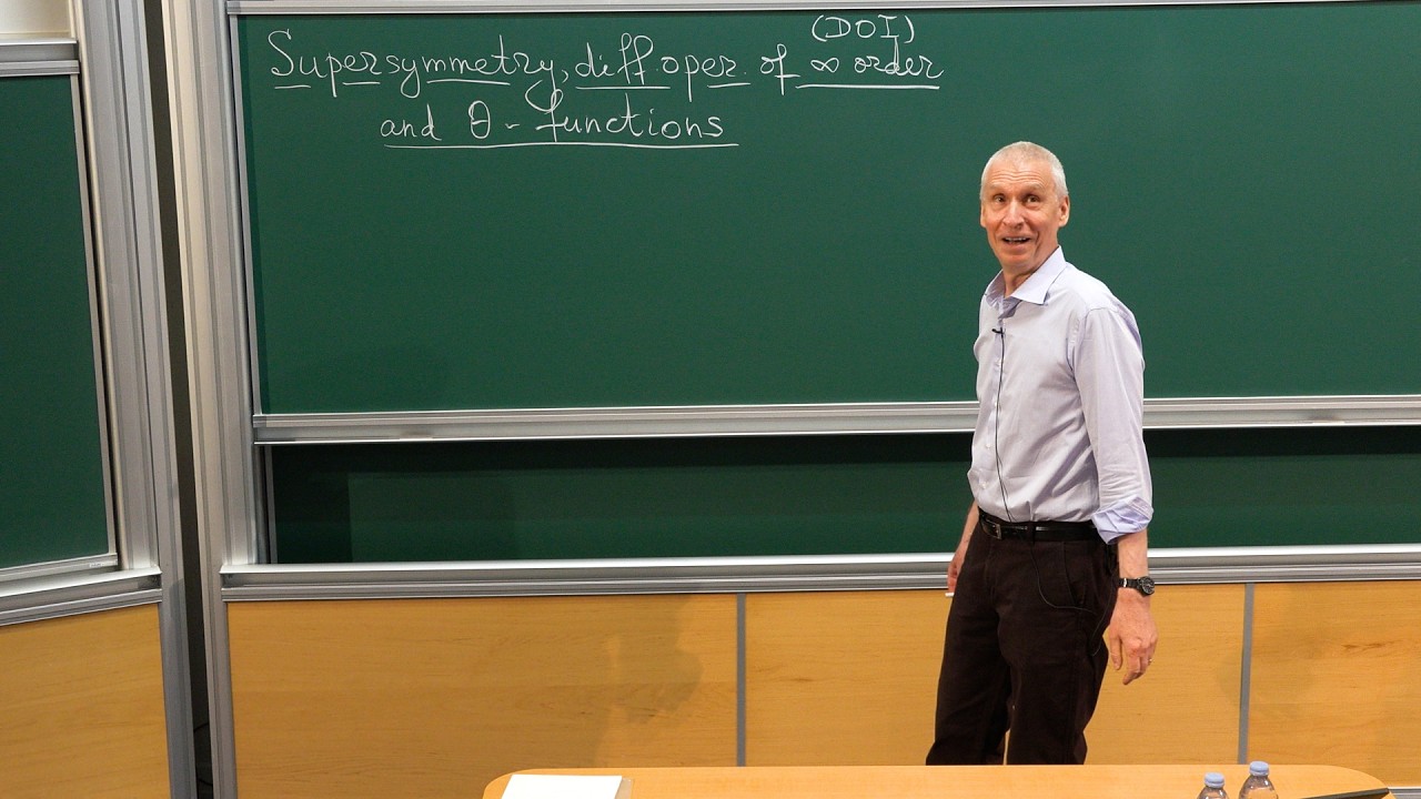 Mikhail Kapranov - Supersymmetry, differential operators of infinite order and theta-functions