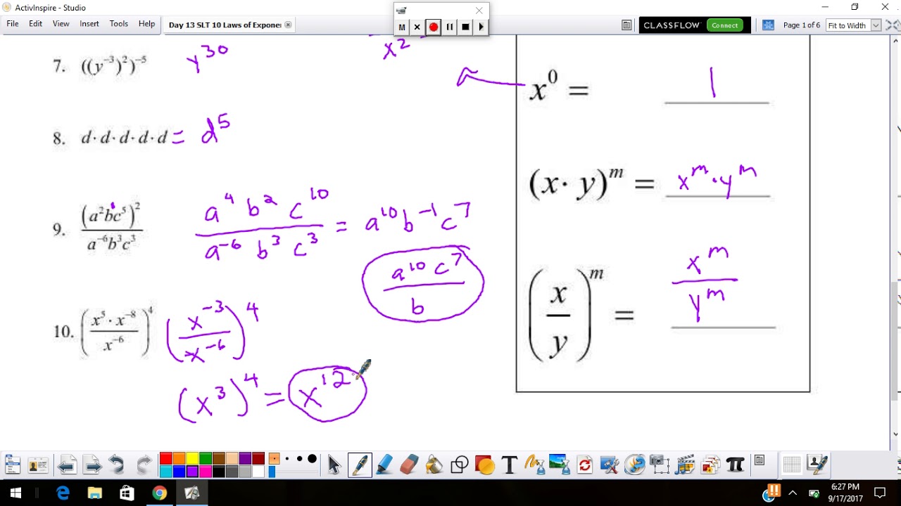 U1t2 slt 10 relationships between rational exponents and radicals youtube