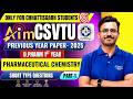 CSVTU D.Pharm 1st Year Pharmaceutical Chemistry | Previous Year Paper - 2025 | Short Type Part - I
