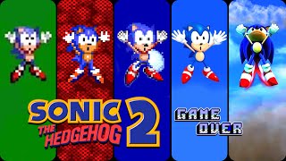 Sonic's Death in Every Sonic the Hedgehog 2 Version 1992 (  All Game Over Screens)