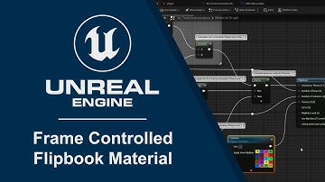 Frame controlled Flipbook material in Unreal Engine 5