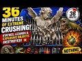 36 Minutes of Extreme Crushing! Statues, Lizards & Explosive Objects Destroyed! 💥
