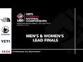 YETI Climbing National Championships - Lead Finals (Men's then Women's)