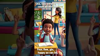 Learning Numbers 1-10 | Happy Classroom Cartoon for Kids