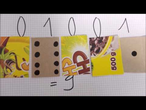 CS Unplugged VideoTutorial Binärsystem