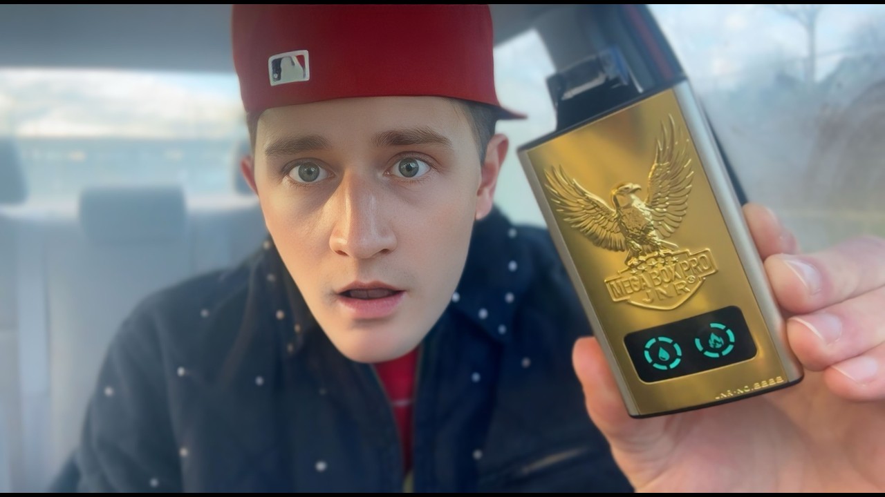 Этот вейп сделан из чистого золота! JNR Mega Box Pro