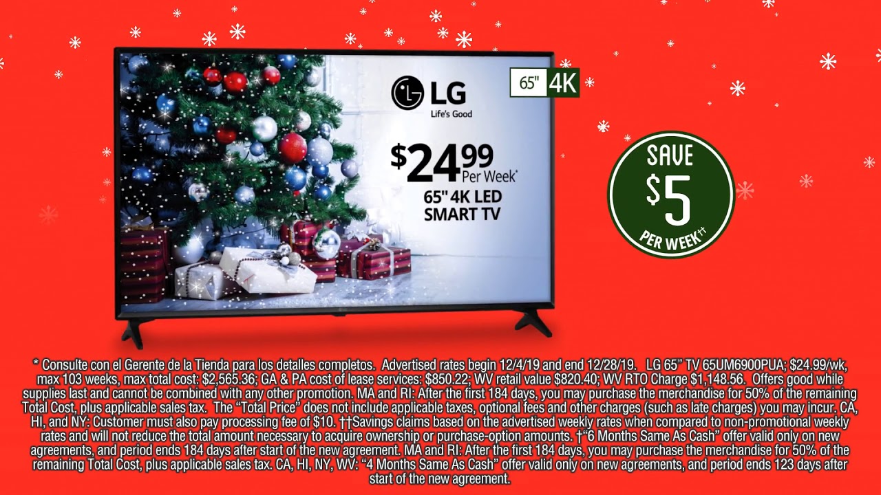 Got a bigger screen on your wish list? RentACenter has the fix! YouTube