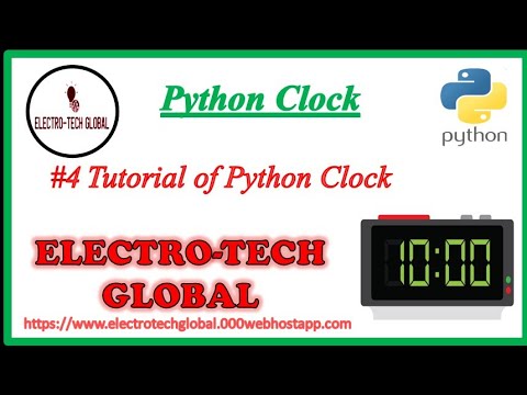 #4 Tutorial | Create a digital clock using Tkinter