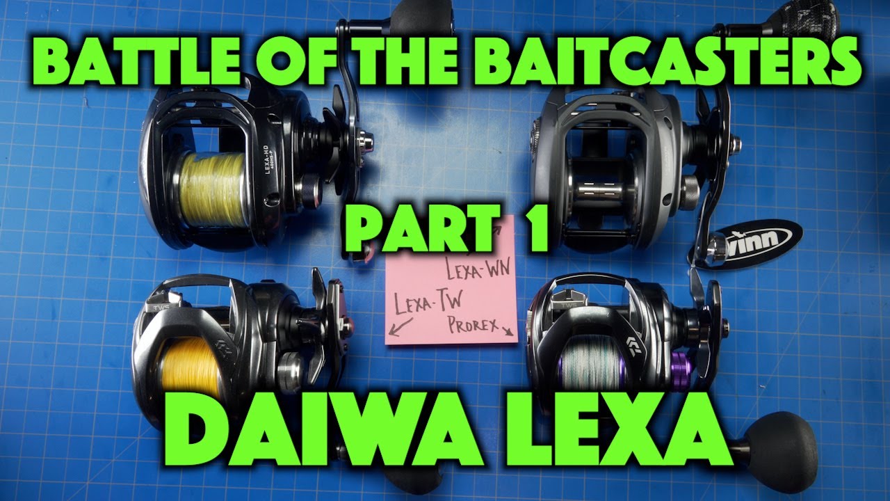 Battle of the Baitcasters Part 1 Daiwa Lexa 