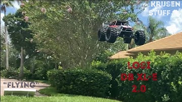 Losi dB XL-E 2.0 “Flying” MONSTER RC; Ramp Redemption