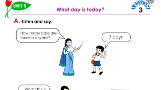 Class 2 english unit 5 page 47  | What day is today ? | Lesson 3 | ক্লাস টু ইংরেজি | New Book 2024