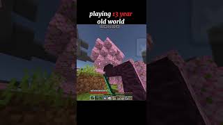 Playing 13 year old work 🥀#minecraft #newcreator