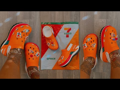 CROCS x 7-ELEVEN UNBOXING REVIEW & TRY ON HAUL | FT. LIGHT