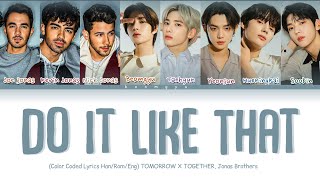 TOMORROW X TOGETHER, Jonas Brothers - ‘Do It Like That’ Lyrics (Color Coded Lyrics) (Preview ver.) Resimi