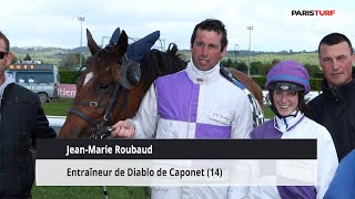 Jean Marie Roubaud, entraîneur de Diablo de Caponet (24/01 à Cagnes-sur-Mer)
