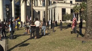 "Justice for all" rally against possible protest ban