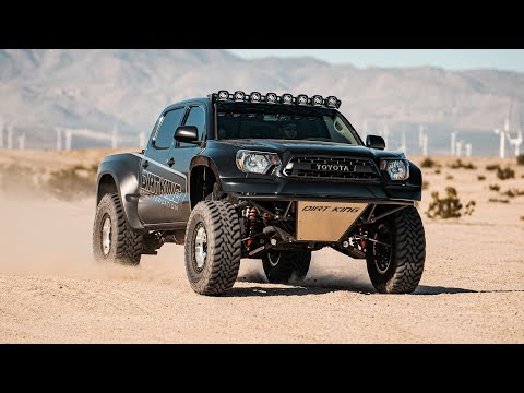 Long Travel Toyota Tacoma Shock Tuning | Wide Open Through Whoops