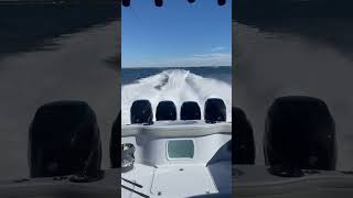 65 mph in a 42ft yellowfin with quad 400s