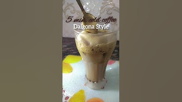Dalgona style coffee |Itni easy🤯😲#coffee #coldcoffee #asmr #dalgonacoffee #cooking #shorts#ytshorts