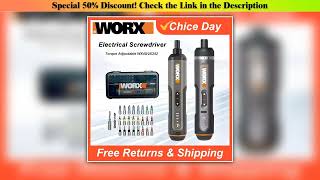 Limited Worx 30 Bit Sets Power Tools WX242 Electrical Screwdriver Sets Smart Cordless drill Screwdr