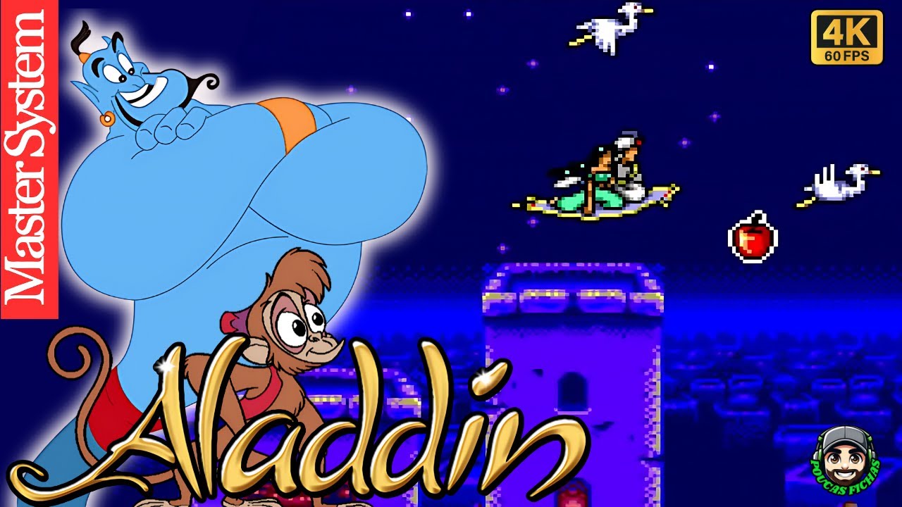 ALADDIN ( MASTER SYSTEM / 1994 ) SPEEDRUN / 1CC - 4K 60 FPS 🔴 - YouTube