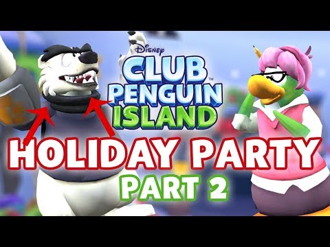 club-penguin-island-holiday-party-2017---guide-part-2---herbert-p.-bear-attack!-[4k]