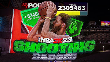 How to Get SHOOTING BADGES FAST on NBA 2K23! Best Shooting Badge Method! Get badges FAST in 2K23