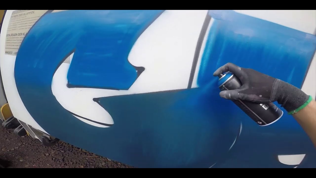 RAW Freight Graffiti - Chuk Full Colour Graffiti Piece