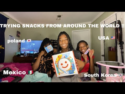 TRYING SNACKS FROM AROUND THE WORLD ( snackpack)