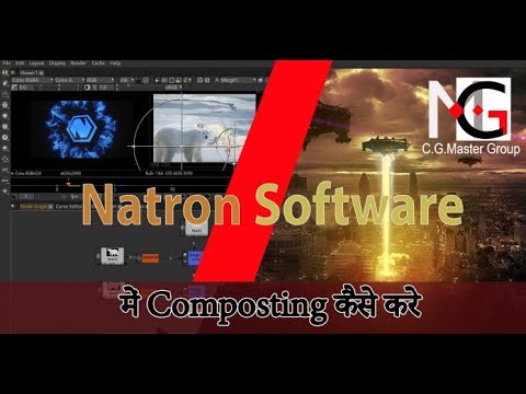 Natron Software में Composting कैसे करे - YouTube