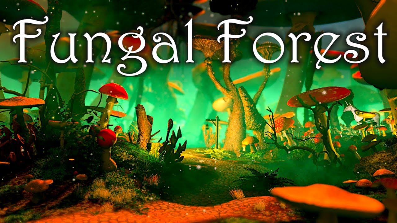 Giant Mushroom Forest | Relaxing Medieval Fantasy Ambience