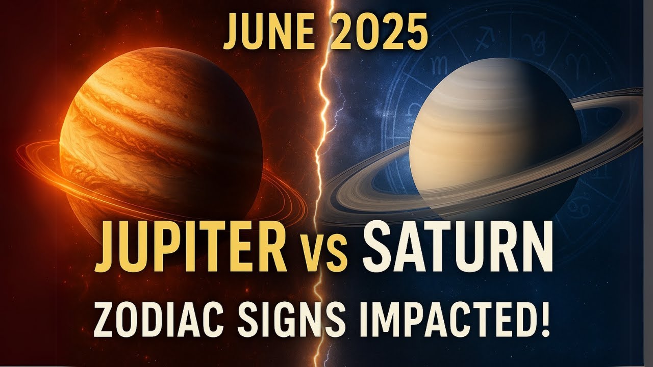 June 2025 Astrology Warning: Jupiter vs Saturn – Major Energy Shift Explained @ Awake and Conquer