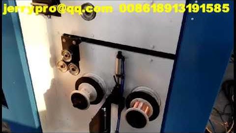 Automatic Double spooler for fine wire drawing machine with continuous resistance annealer