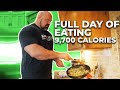 Worlds strongest man full day of eating  9700 calories