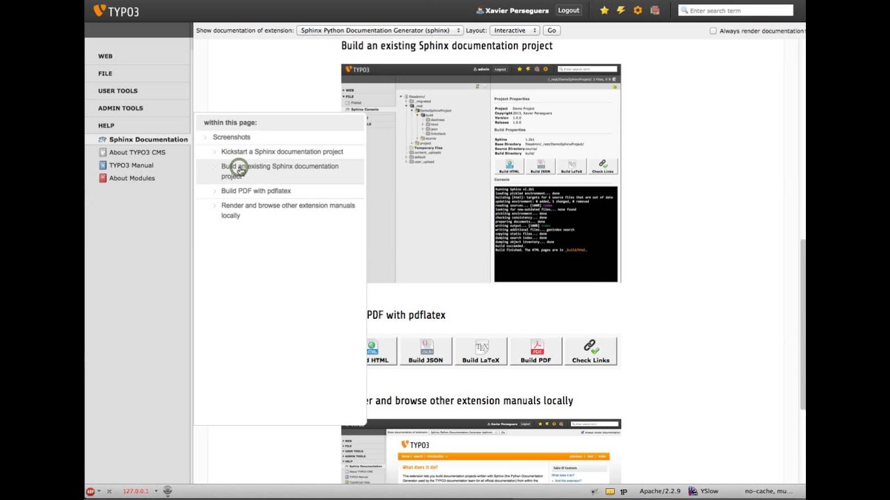 Edit Extension Documentation in TYPO3 Backend