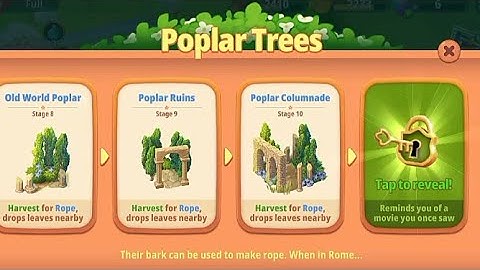 Masterpiece of Poplar Tree and their rewards | Marge Gardens |