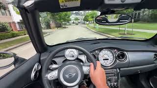 2007 Mini Cooper S Convertible - Driving Video, Open Top